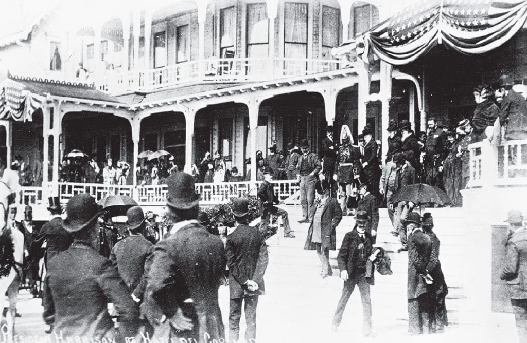 President Benjamin Harrison Visits The Del