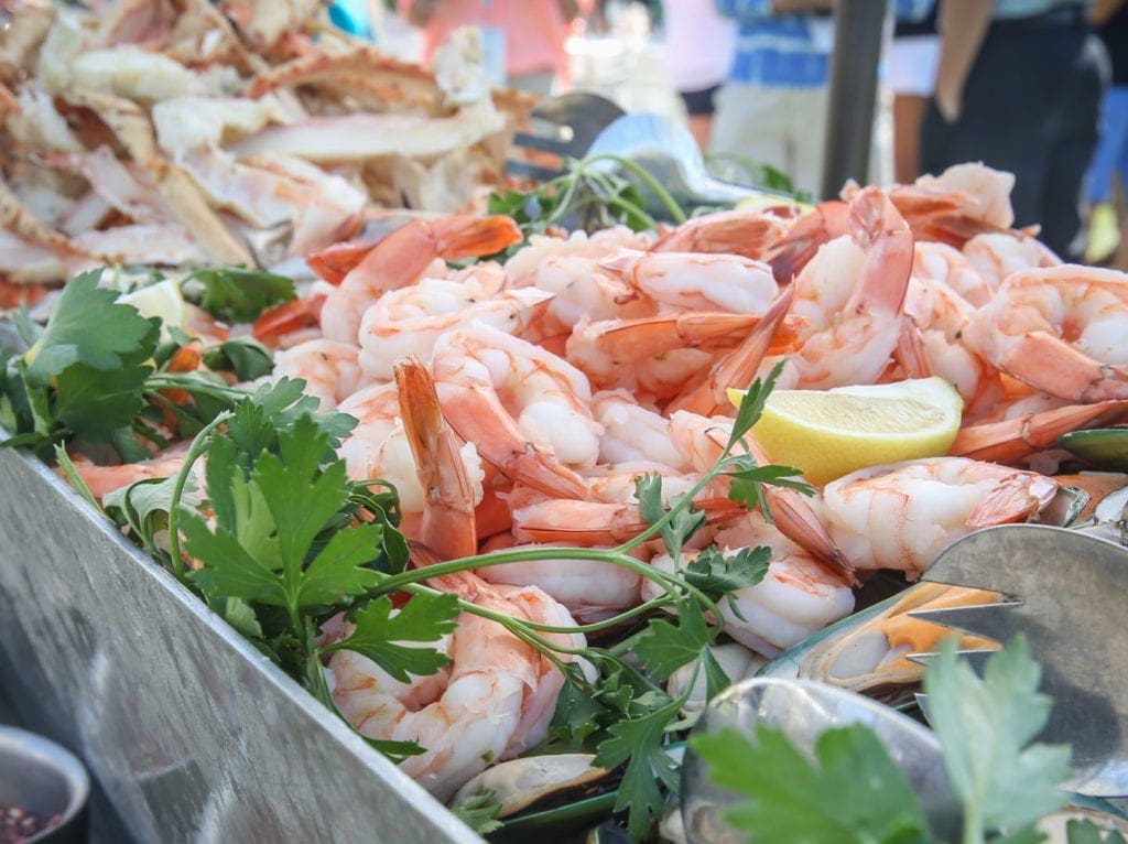 seafood display
