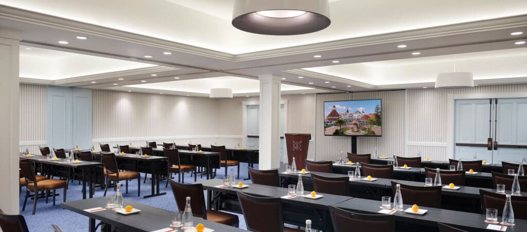 Babcock Room in classroom setup