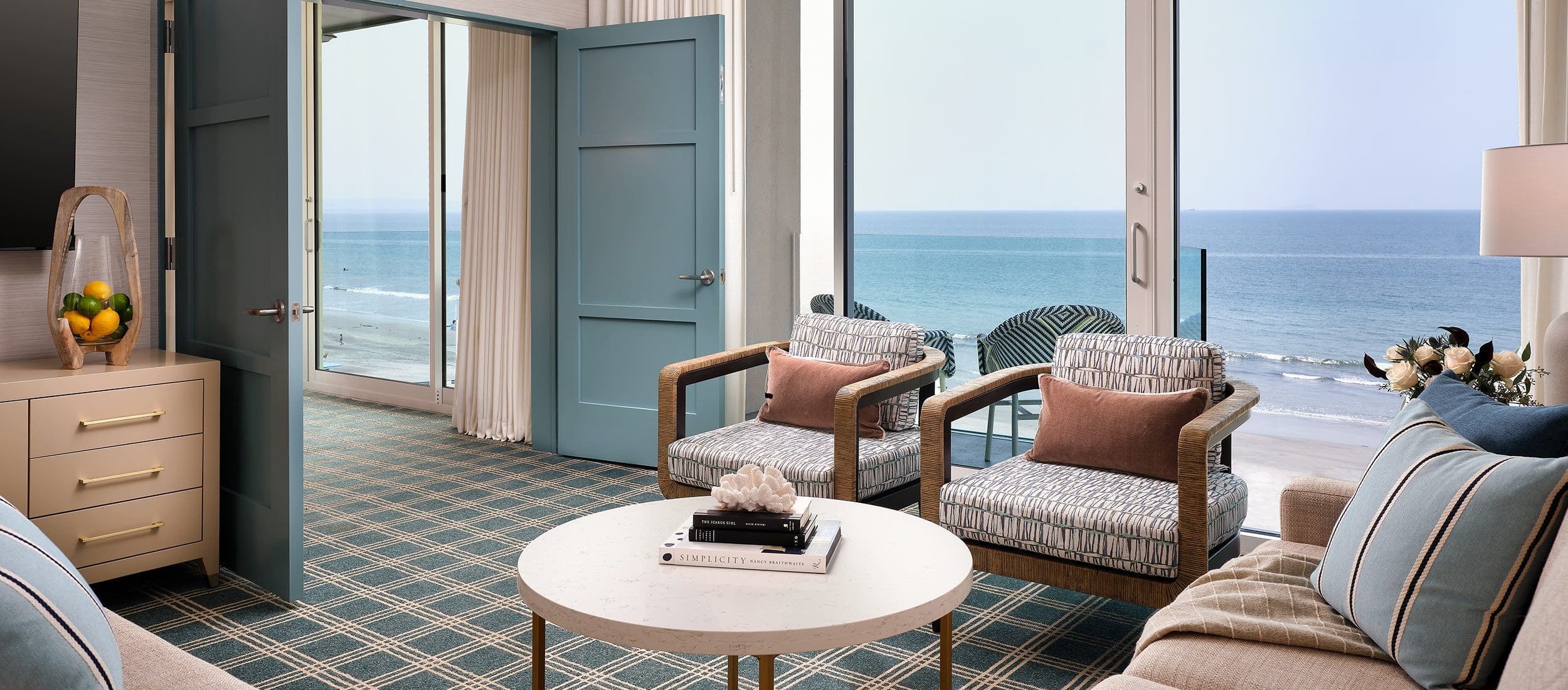 The Views Oceanfront Suite Living Room