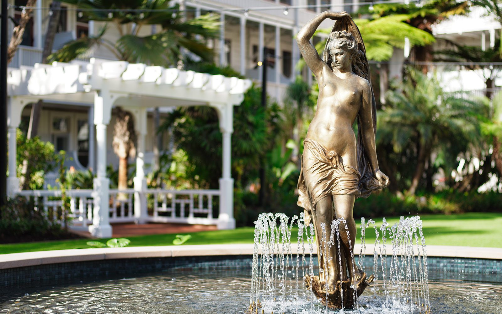 Naiad Queen Fountain in the Garden Courtyard