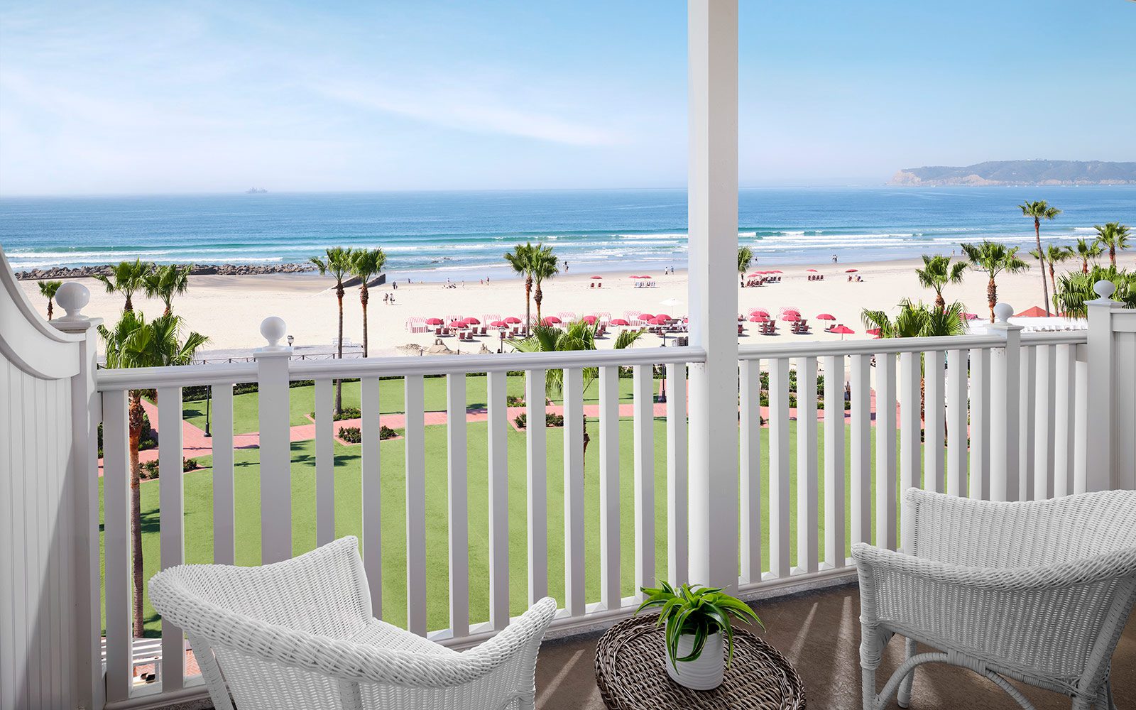 Victorian Oceanfront Balcony with Ocean Club