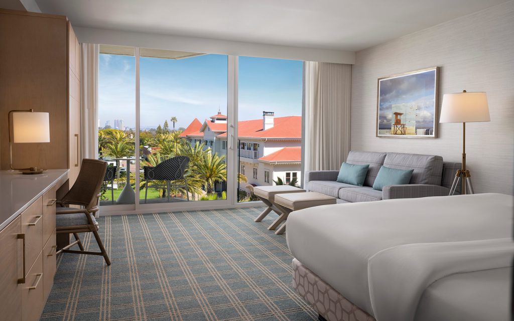 Resort View guest room with king bed in The Views