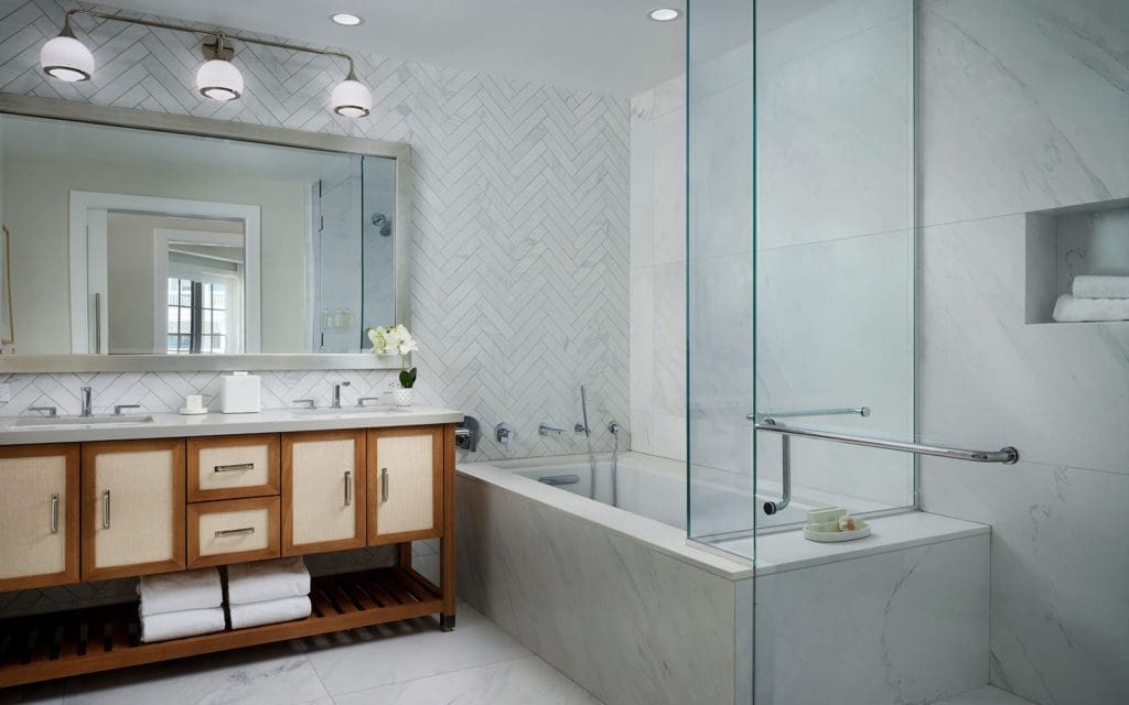 Bathroom in king bedroom