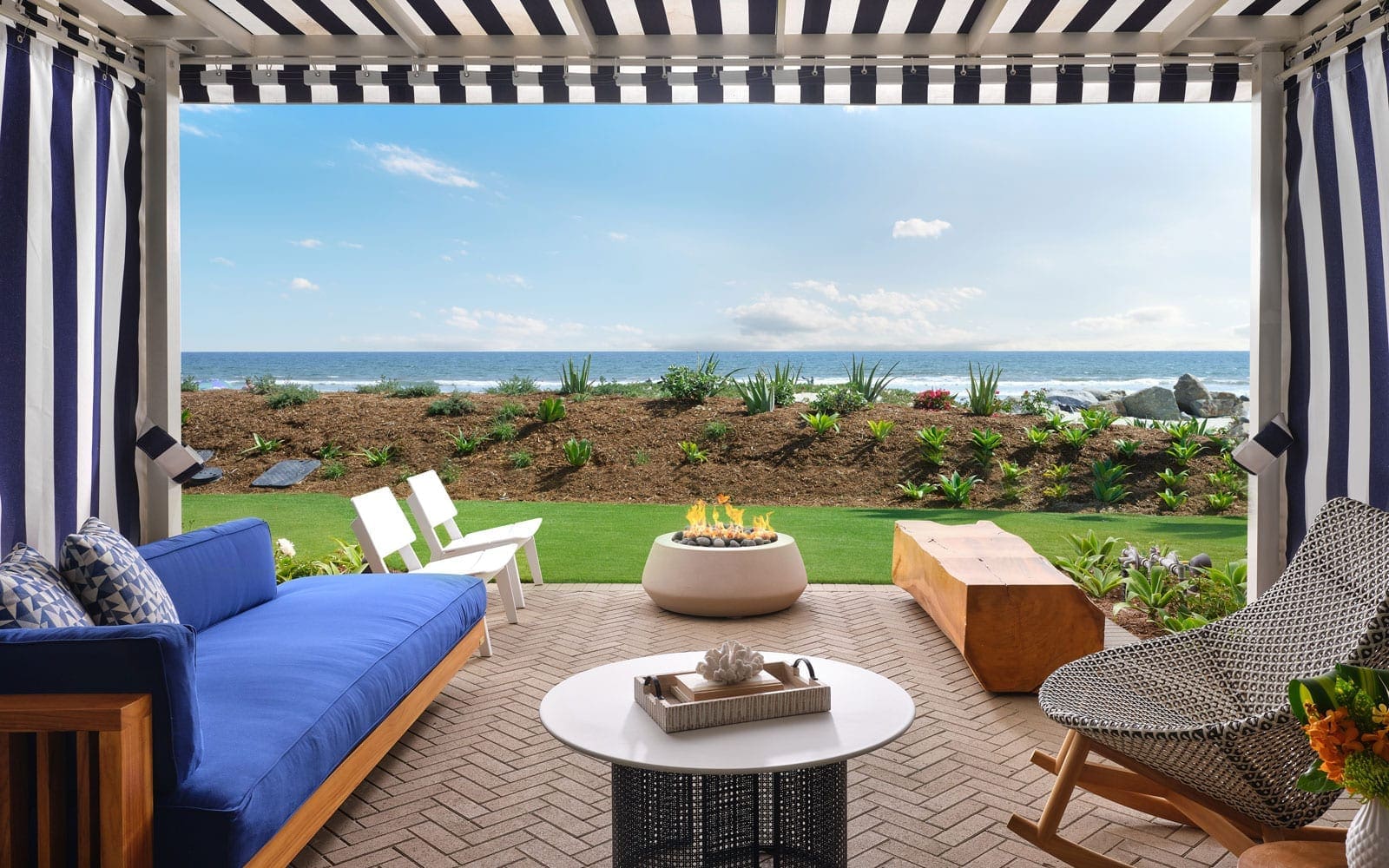 The Views Beachside Terrace with Fire Pit