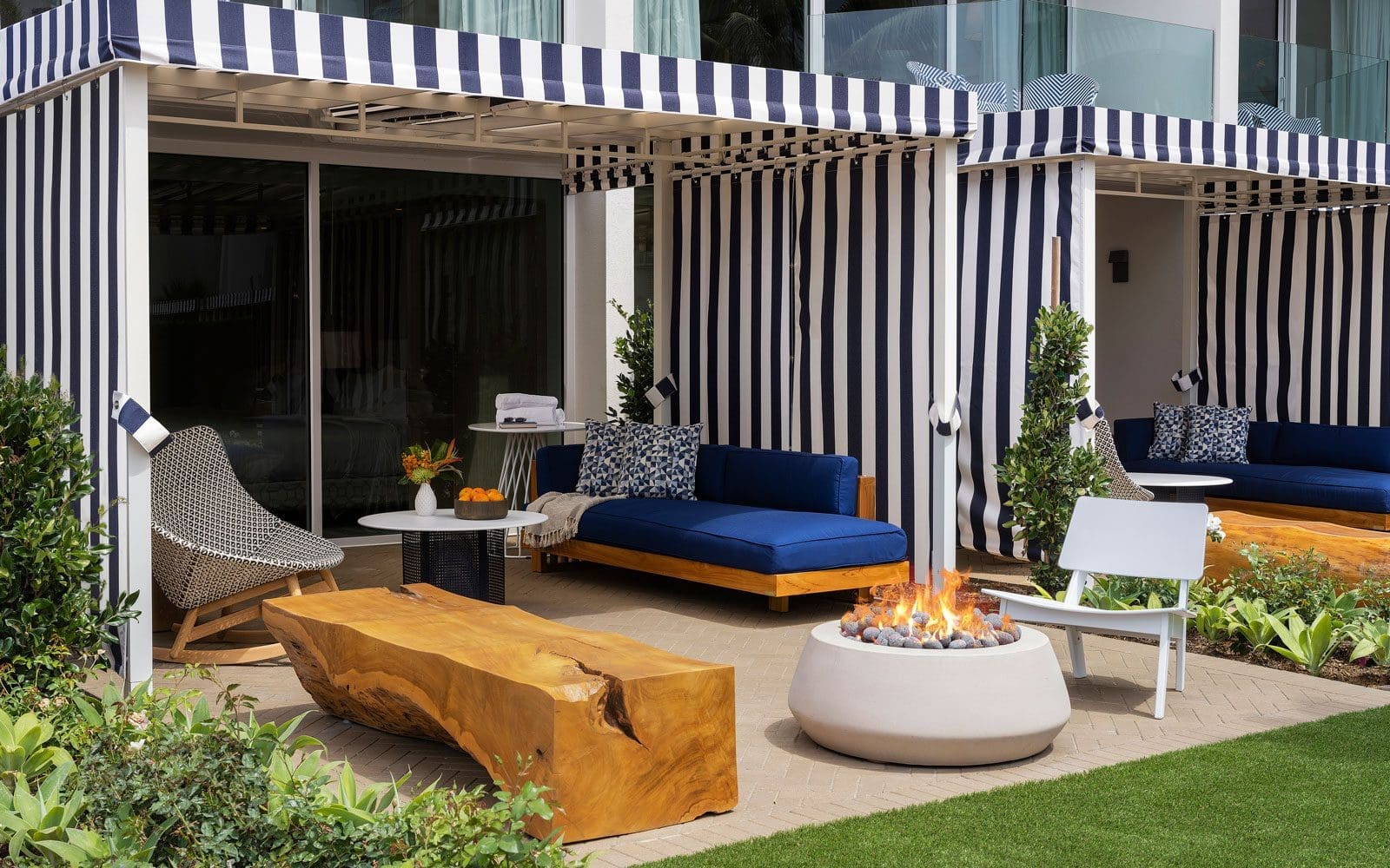 The Views Terrace with Fire Pit – Mobility Accessible with Roll-in Shower